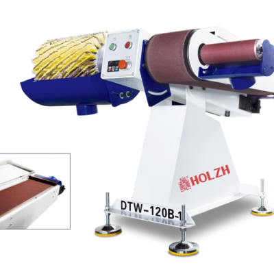 Two Heads Manual Sanding Machine DTL-120B-1 China Woodworking Machine Manufacturer